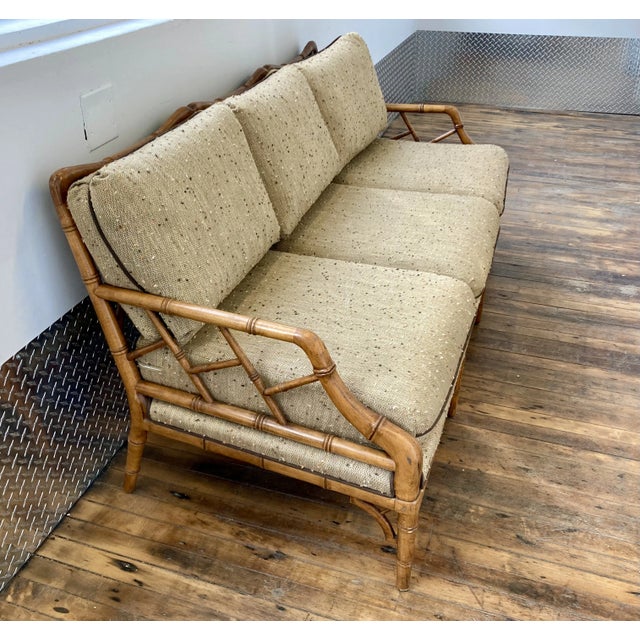 Unknown designer/manufacturer but quality is clear. Light wear consistent with age, including a separation to wood joint...