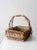 Brown Vintage Large Wicker Basket For Sale - Image 8 of 10