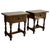 20th Century Pair of Spanish Nightstands With Drawer and Iron Hardware For Sale - Image 9 of 9