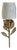 Transitional Sconce With Brass Leaf Design For Sale