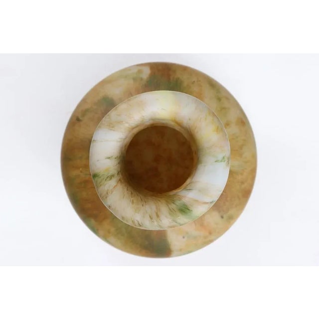 1920s Art Nouveau Vase in Glass Paste, 1920s For Sale - Image 5 of 9