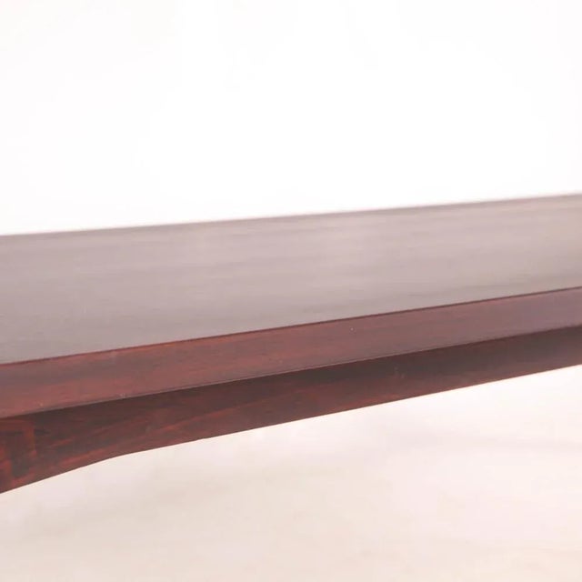Large Vintage Coffee Table in Rosewood, 1970s For Sale - Image 6 of 10