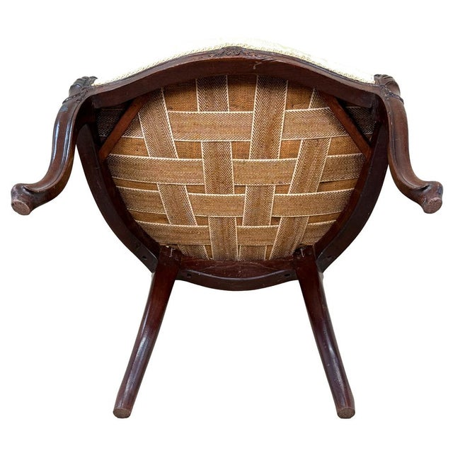 Georgian English Mahogany Salon Chair, 1780 For Sale - Image 12 of 18