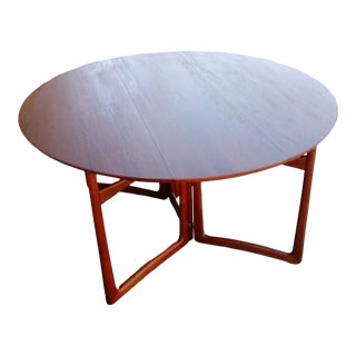 Mid 20th Century Peter Hvidt and Orla Mølgaard-Nielsen Teak Drop-Leaf Table for John Stuart France & Sons For Sale