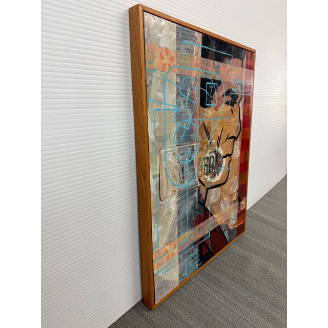 Blue Marc Bosworth Final Phase Mixed Media Artwork For Sale - Image 8 of 12