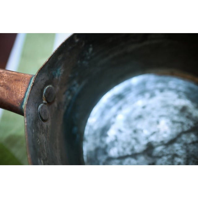 Vintage Copper French Saucepan Large MidCentury Pot For Sale In Washington DC - Image 6 of 9