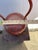 Antique Chinese Red Lacquered Wooden Wedding Basket With Dragonfly Lid Motif For Sale - Image 12 of 13