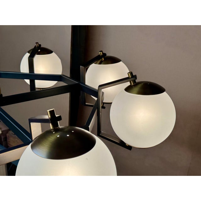 2020s Baker McGuire Limantour Circular Chandelier Jonathan Browning No. McL103 For Sale - Image 5 of 12