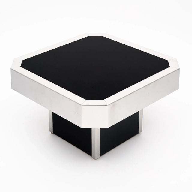 Modern Willy Rizzo Style Vintage Side Table For Sale - Image 3 of 5