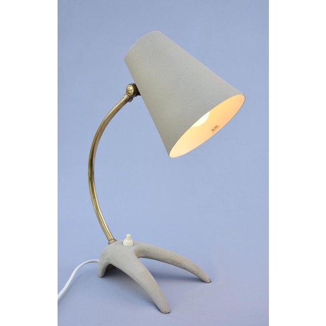 Metal Mid-Century Model B52 Desk Lamp by Ewa Värnamo, Sweden, 1950s For Sale - Image 7 of 12
