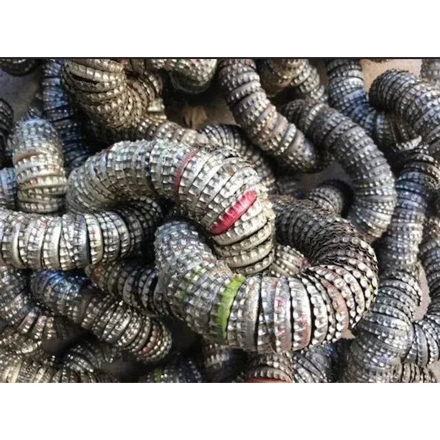 Bottle Cap Chain Vintage Americana Folk Art Chairish