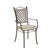 Not Yet Made - Made To Order Italian Shedir Outdoor Chair in Hand-Forged Metal For Sale - Image 5 of 7