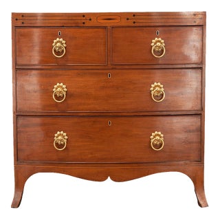 English Mahogany Chest of Drawers For Sale