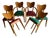 Heart Model Chairs by René-Jean Caillette, 1950s, Set of 6 For Sale