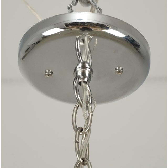 Vintage Traditional Crystal Chandelier With Sculpted Spear Drops For Sale - Image 11 of 12