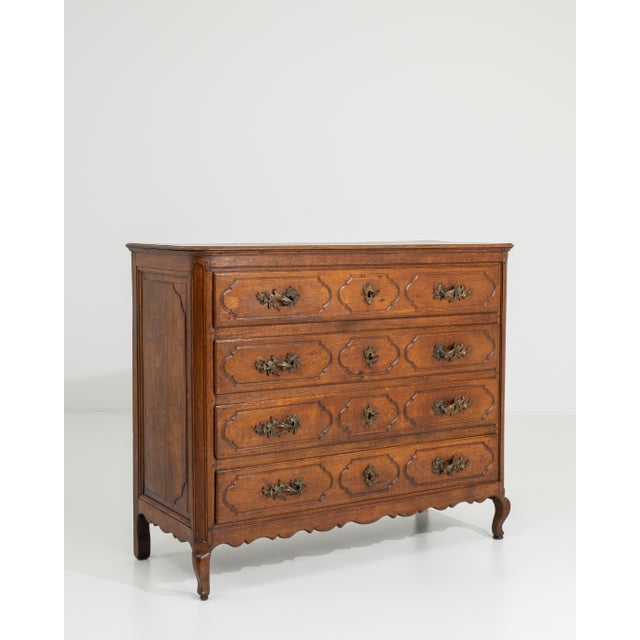 19th Century Louis XV Chest Of Drawers In Original Patina For Sale - Image 15 of 17