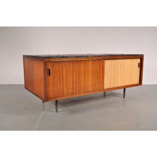 Metal Custom-Made Belgian Sideboard, 1950s For Sale - Image 7 of 9