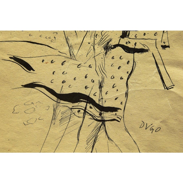 André Szenes, In the Storm of Time, 1920s, Ink on Paper For Sale - Image 10 of 16