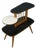 Large Tiered Flower Stand in Two-Tone Black, 1960s For Sale