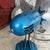 Vintage Coronado Electric Fan 12" Aluminum Blades Blue Metal Base 15" Tall For Sale - Image 10 of 13