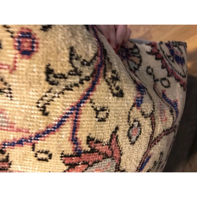 Handwoven Decorative RUG PILLOW; Fashioned (cutted and stitched), from 30-40 years old vintage Turkish Rugs. Each of our...