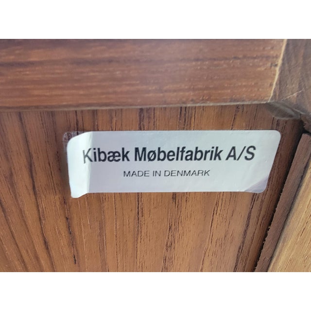 Fine Teak Danish Modern Low Dresser by Kibaek of Denmark For Sale - Image 15 of 18