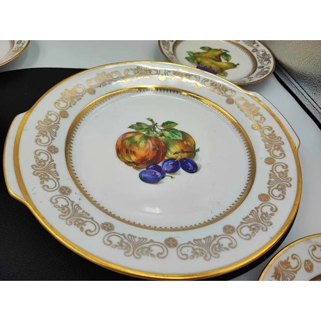 Brown Plate Set from Kahla, 1950s, Set of 6 For Sale - Image 8 of 10