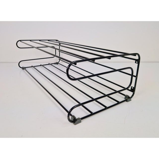A pair of 'frän' hat / shoe rack from ikea, 1980s model: shoe rack period: 1980 measurements: w 60 cm x d 30 cm x h 18 cm...