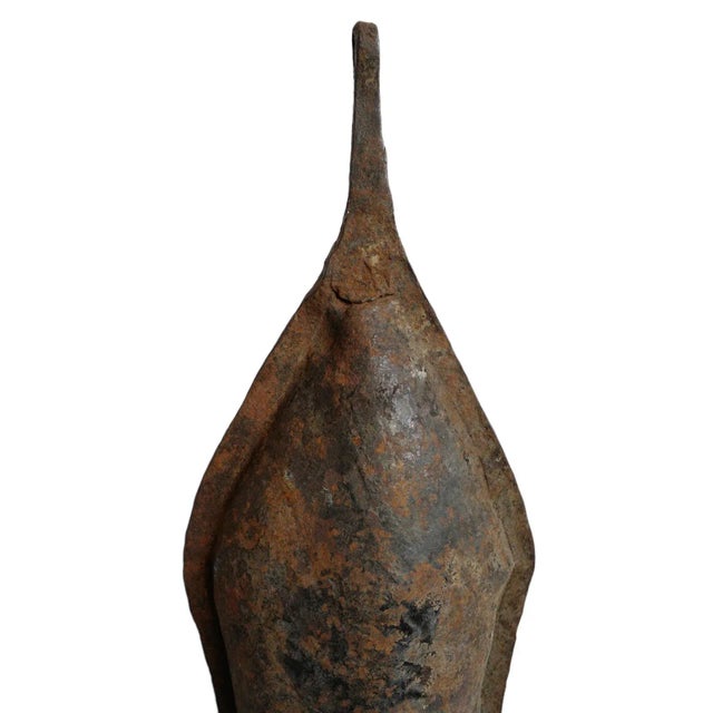 Tribal Antique Tribal Nigerian Iron Gong Bell Currency For Sale - Image 3 of 5