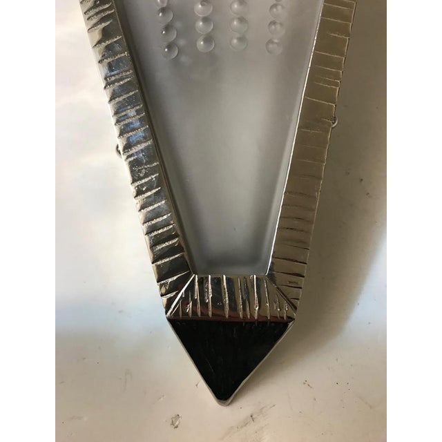 French Art Deco Fan Sconces by Genet Et Michon - a Pair For Sale In New York - Image 6 of 12