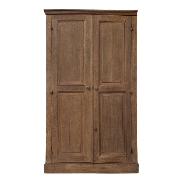 Parisian Oak Wardrobe, 1950s For Sale