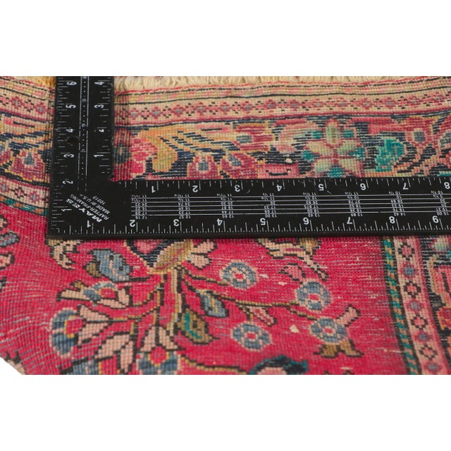 Vintage Persian Sarouk Rug - 02'07 X 04'11 For Sale In Dallas - Image 6 of 9