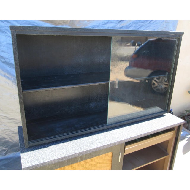 Mid 20th Century 2 Piece Holman Furniture China Hutch Buffet Credenza For Sale - Image 12 of 12