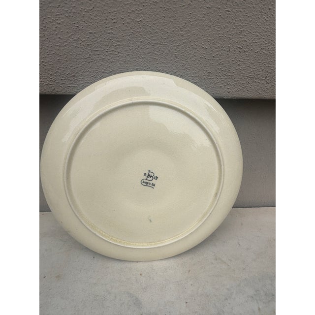French French Majolica Oyster Plate Choisy-Le-Roi, Circa 1880 For Sale - Image 3 of 6