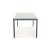 White Twice Glass Dining Table from Bonaldo For Sale - Image 8 of 11