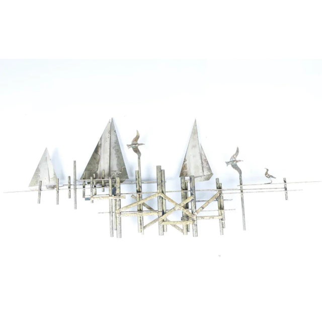 Seagulls Metal C. Jere Wall Sculpture For Sale - Image 9 of 9