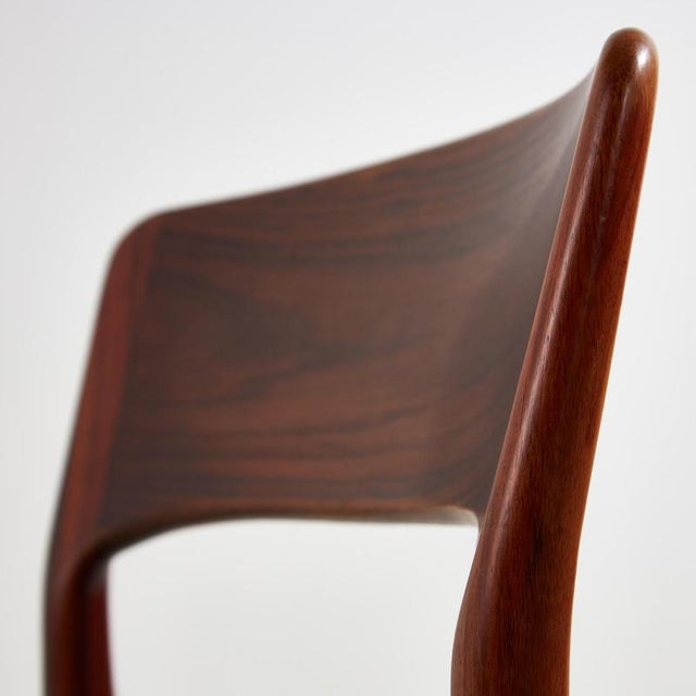 Model 26 Rosewood Dining Chair by Henning Kjærnulf for Korup Stolefabrik, 1960s, Set of 4 For Sale - Image 12 of 18