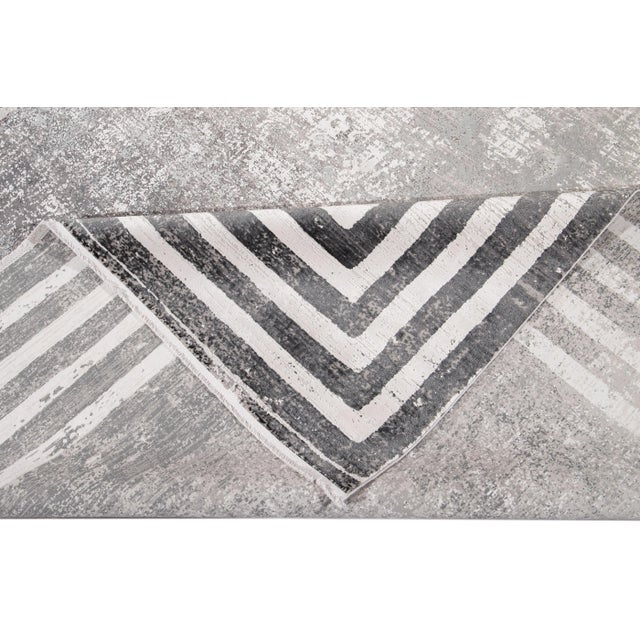 Contemporary 21st Century Contemporary Wool and Silk Rug For Sale - Image 3 of 13