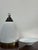 Vintage Bauhaus German Opaline Milk White Glass Ceiling Lamp For Sale - Image 4 of 6