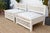 Set of 2 Carved White Moroccan Club Chairs For Sale In Los Angeles - Image 6 of 11