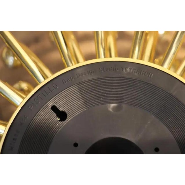 Gold Pistillo Wall Lamps by Valenti Milano, 1980, Set of 2 For Sale - Image 10 of 18