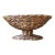 Late 20th-Century Handwoven Water Hyacinth Pedestal Centerpiece Bowl For Sale