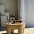 Traditional Indonesian decorative wooden bird on a base, V-shaped wings. Bird dimensions: Total height 24cm; Length: 25cm;...