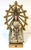 Hand-Painted Bisque Figure of the Virgin of Luján, in Domed Reliquary Vitrine For Sale - Image 12 of 16