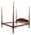 Eldred Wheeler King Size Tiger Maple Poster Bed For Sale