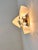 Set of 3 wall sconces Scenographic and luxury Murano glass wall sconces. “Rondini” elements in Murano glass poured over a...