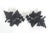 Vintage Cast Iron Ivy Leaf Candle Holders, a Pair For Sale - Image 6 of 8