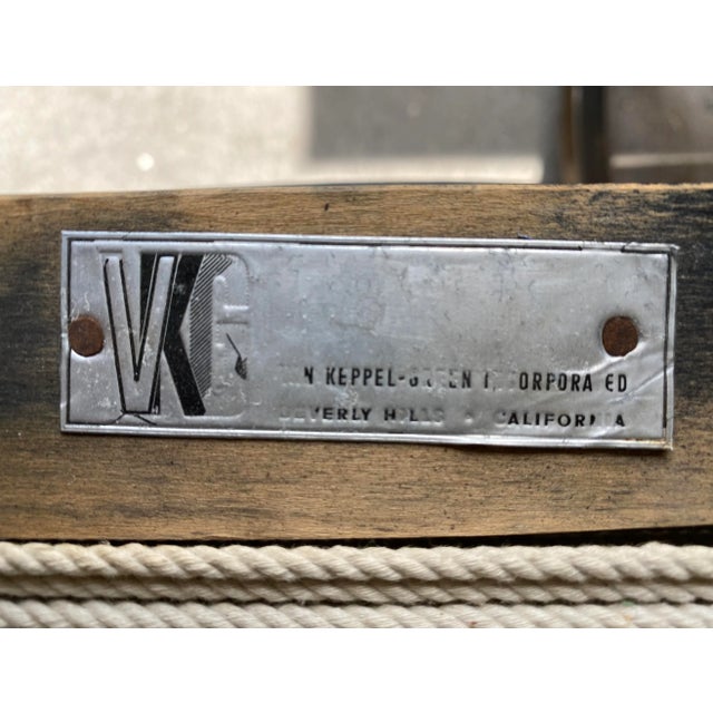 1950’s String Chair by Vkg of Beverly Hills-Set of Four. For Sale - Image 12 of 13