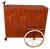 Vintage French Bar Cart by Jacques Adnet, 1950s For Sale