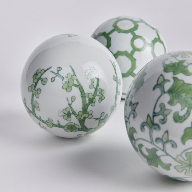 Traditional Imperial Orbs, Set Of 3 For Sale - Image 3 of 4